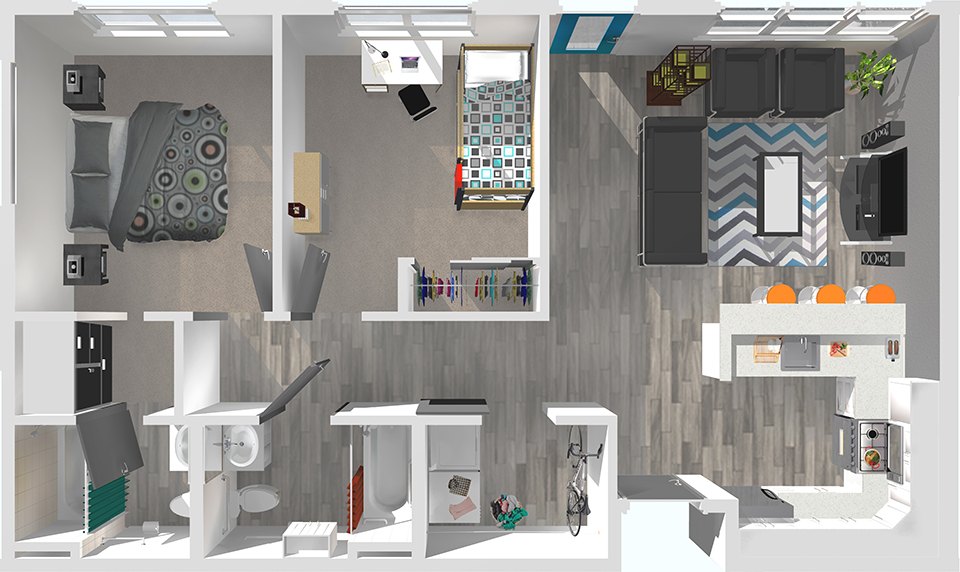 MP6-The-Aerie-2-Bedroom-Perspective-Plan