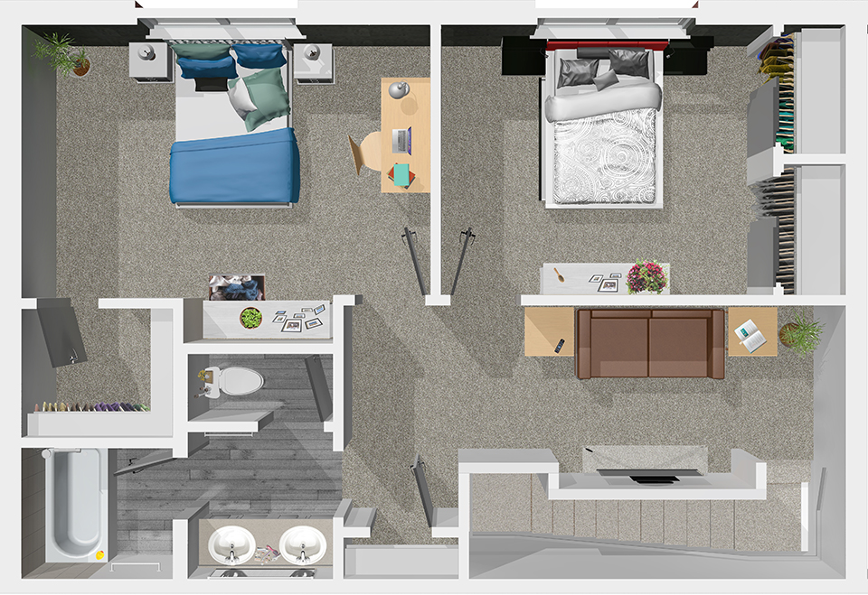 MP6-The-Aerie-3-Bedroom-Perspective-Plan-2nd-Floor